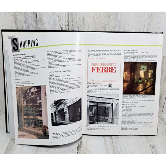 Vintage PARIS HOTEL GUEST GUIDE BOOK 85 French American 1980's Travel Photos - Picture 7 of 16